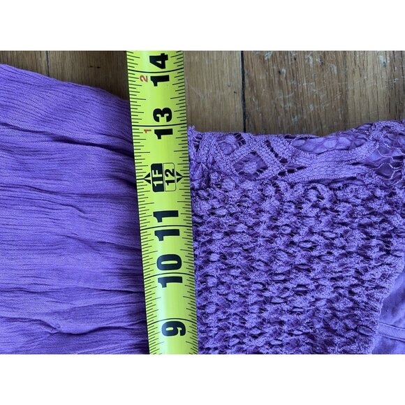 Free People Adella Corset Maxi Dress lilac color size M A000899 - Picture 14 of 16